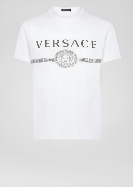 Tricouri Versace Versace Sustainable Logo Slim Fit Barbati | RNSWUQE-91